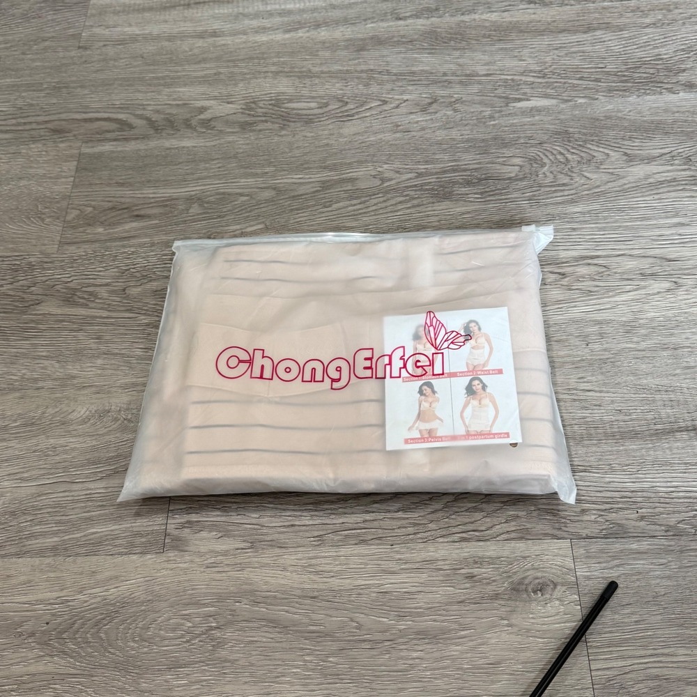 ChongErfei 3 in 1 Postpartum Recovery Belt Girdle Nude Support Set New